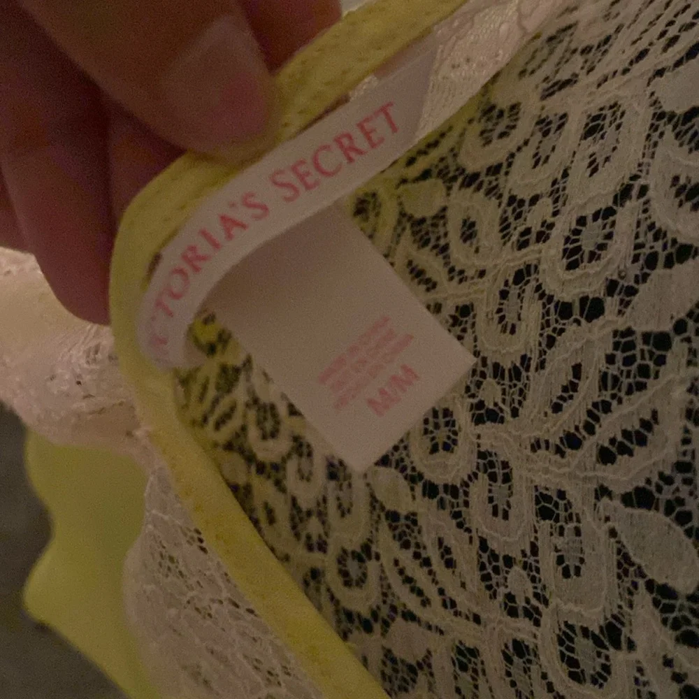 Neon nighty with pink lace and bow M - Picture 4 of 6